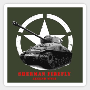 World War II M4 Sherman Firefly Tank Magnet